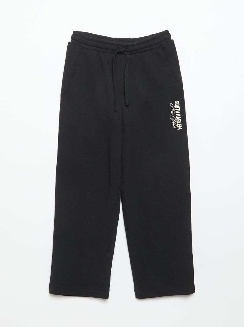 Conjunto de chándal: sudadera y pantalón - 2 piezas Negro - Kiabi