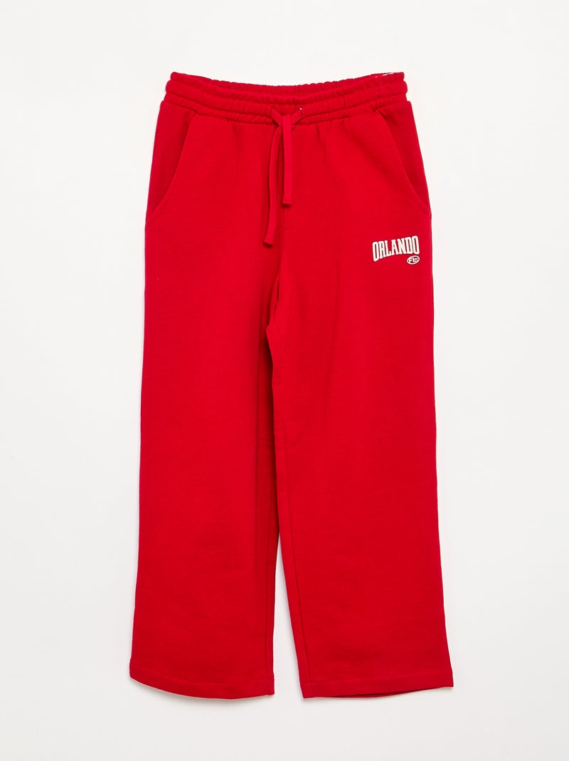 Conjunto de chándal: sudadera y pantalón - 2 piezas Rojo - Kiabi