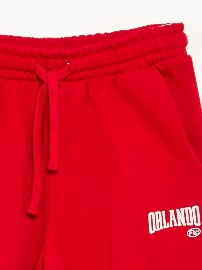 Conjunto de chándal: sudadera y pantalón - 2 piezas Rojo - Kiabi