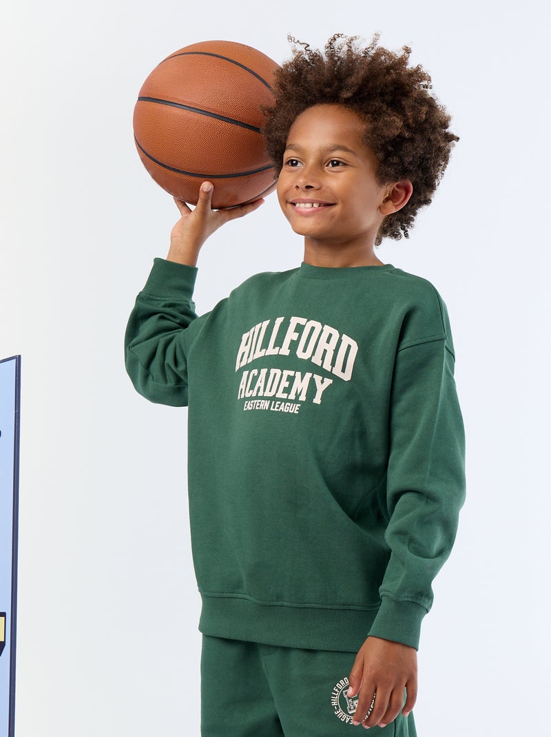 Conjunto de chándal: sudadera y pantalón - 2 piezas Verde - Kiabi
