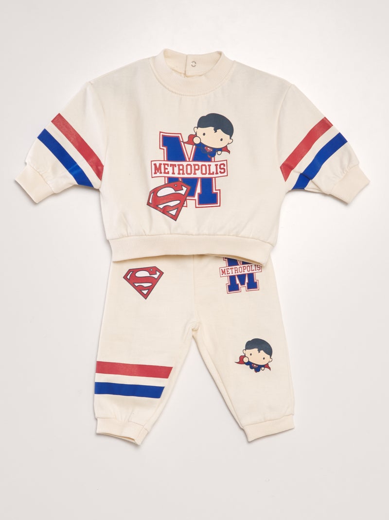 Conjunto de chándal 'Superman' - 2 piezas BLANCO - Kiabi