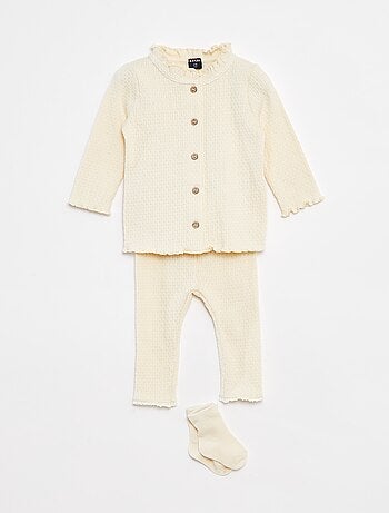 Conjunto de chaqueta + pantalón + calcetines - 3 piezas