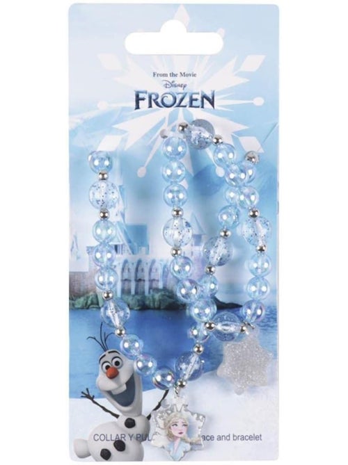 Conjunto de collar y pulseras Frozen – 2 piezas - Azul - Kiabi