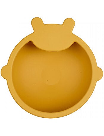 Conjunto de comida en silicona Thermobaby con plato con ventosa + babero