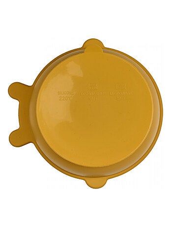 Conjunto de comida en silicona Thermobaby con plato con ventosa + babero