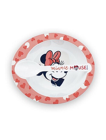 Conjunto de comida microondas Minnie Thermobaby con bol y cuchara