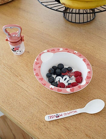 Conjunto de comida microondas Minnie Thermobaby con bol y cuchara