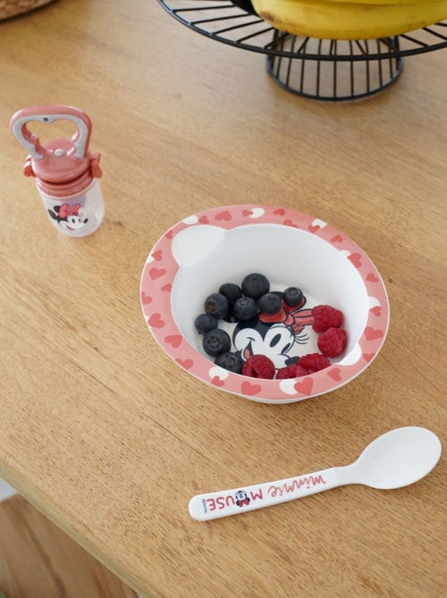 Conjunto de comida microondas Minnie Thermobaby con bol y cuchara - Kiabi Conjunto de comida microondas Minnie Thermobaby con bol y cuchara - Kiabi