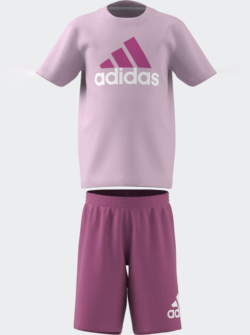 Conjunto de deporte 'Adidas' de felpa ROSA - Kiabi
