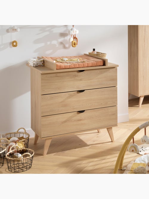 Conjunto de dormitorio infantil de 2 piezas >, con cuna de 60 x 120 cm y cambiador - SAUTHON - Kiabi