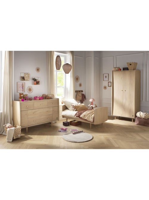 Conjunto de dormitorio infantil evolutivo >: cama de 140 x 70 evolutiva, - sauthon - Kiabi Conjunto de dormitorio infantil evolutivo >: cama de 140 x 70 evolutiva, - sauthon - Kiabi