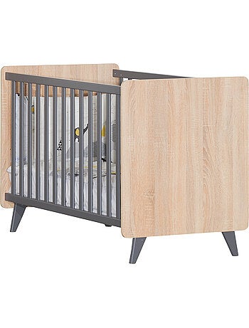 Conjunto de dormitorio para bebé >: cuna de 60 x 120, cambiador con 2 cajones y - SAUTHON