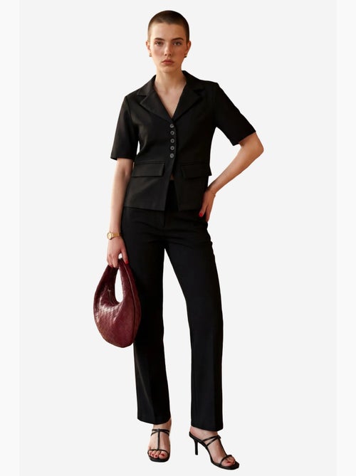 Conjunto de dos piezas a medida con cuello de chaqueta my fashion - Kiabi