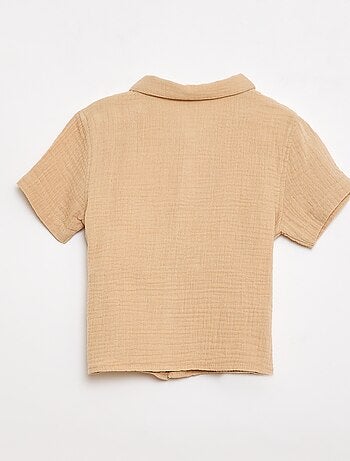 Conjunto de dos piezas camisa + pantalón corto