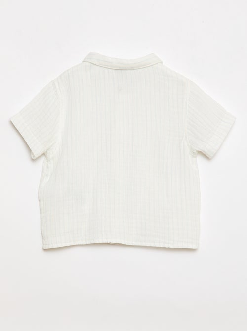 Conjunto de dos piezas camisa + pantalón corto - Kiabi