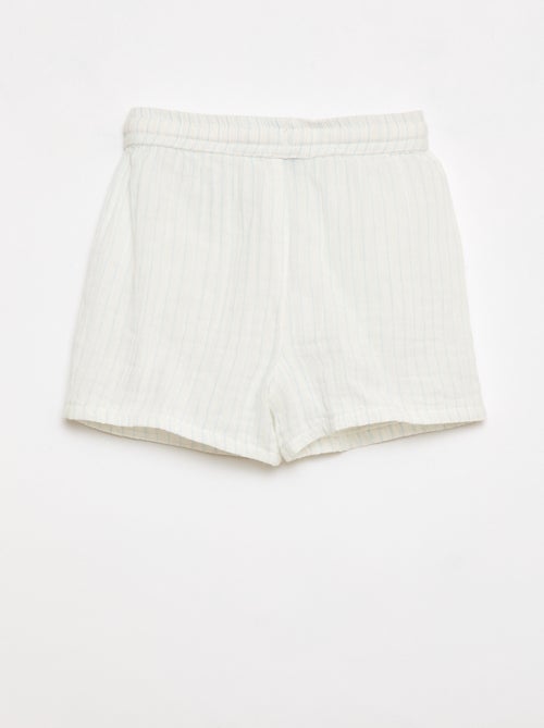 Conjunto de dos piezas camisa + pantalón corto - Kiabi