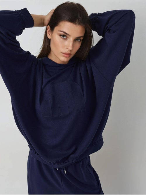 Conjunto de dos piezas con capucha, corte oversize y cintura alta hiccup - Kiabi