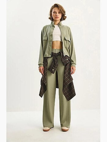 Conjunto de dos piezas con capucha, manga larga y cordón ajustable lucci