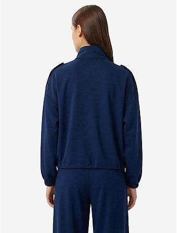 Conjunto de dos piezas con chaqueta con detalle de bolsillo y pantalón de pierna ancha istanbul