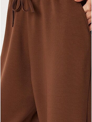 Conjunto de dos piezas con chaqueta con detalle de bolsillo y pantalón de pierna ancha istanbul