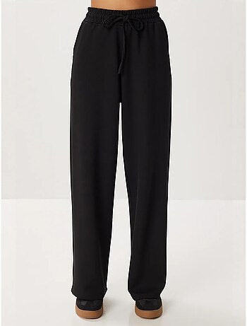 Conjunto de dos piezas con chaqueta con detalle de bolsillo y pantalón de pierna ancha istanbul