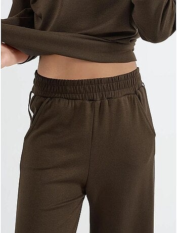 Conjunto de dos piezas con cuello y cremallera y pierna ancha hiccup