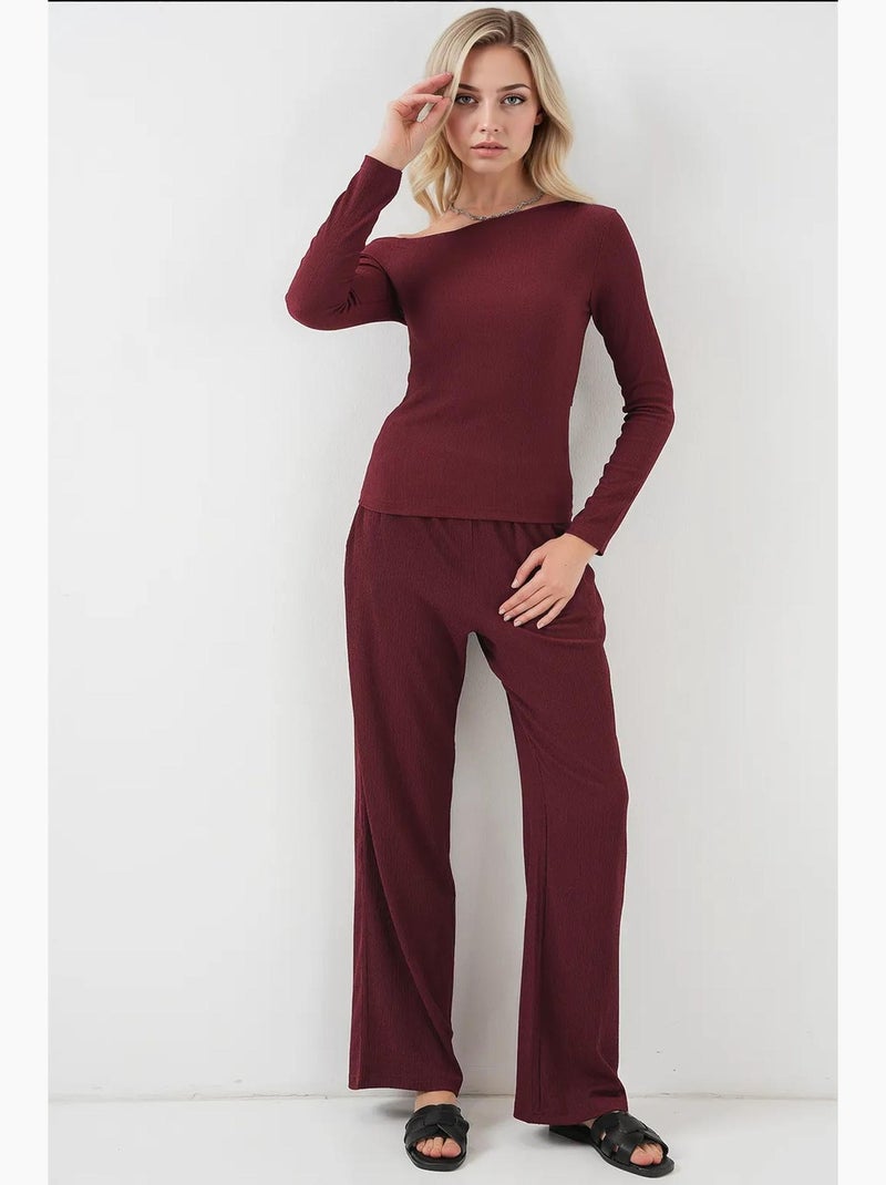 Conjunto de dos piezas con hombros descubiertos bdart Rojo burdeos - Kiabi