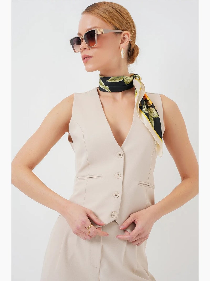 Conjunto de dos piezas de chaleco y pantalón bdart Crema - Kiabi