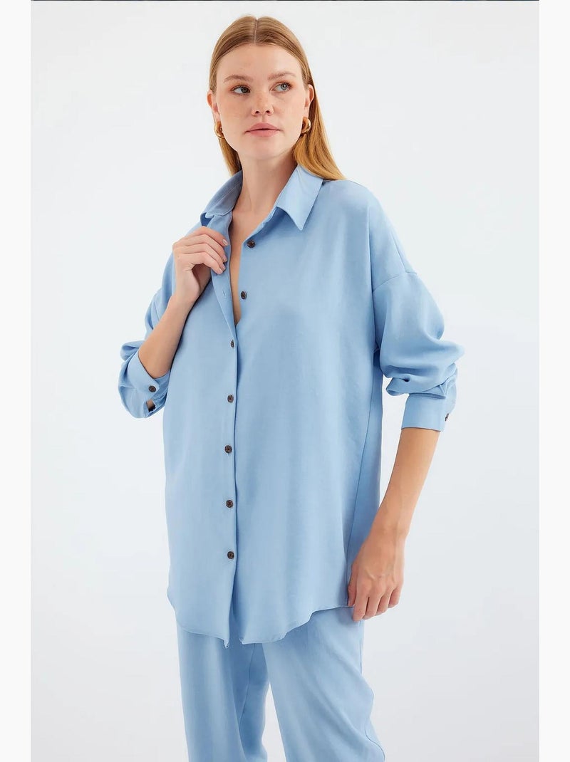 Conjunto de dos piezas de lino bdart Azul claro - Kiabi