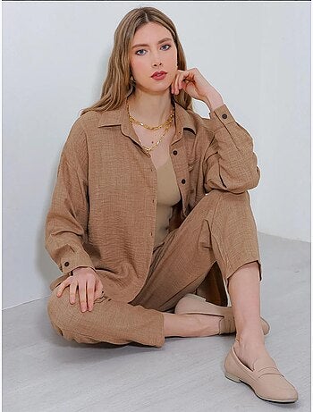 Conjunto de dos piezas de lino bdart