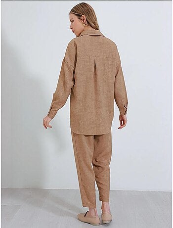 Conjunto de dos piezas de lino bdart