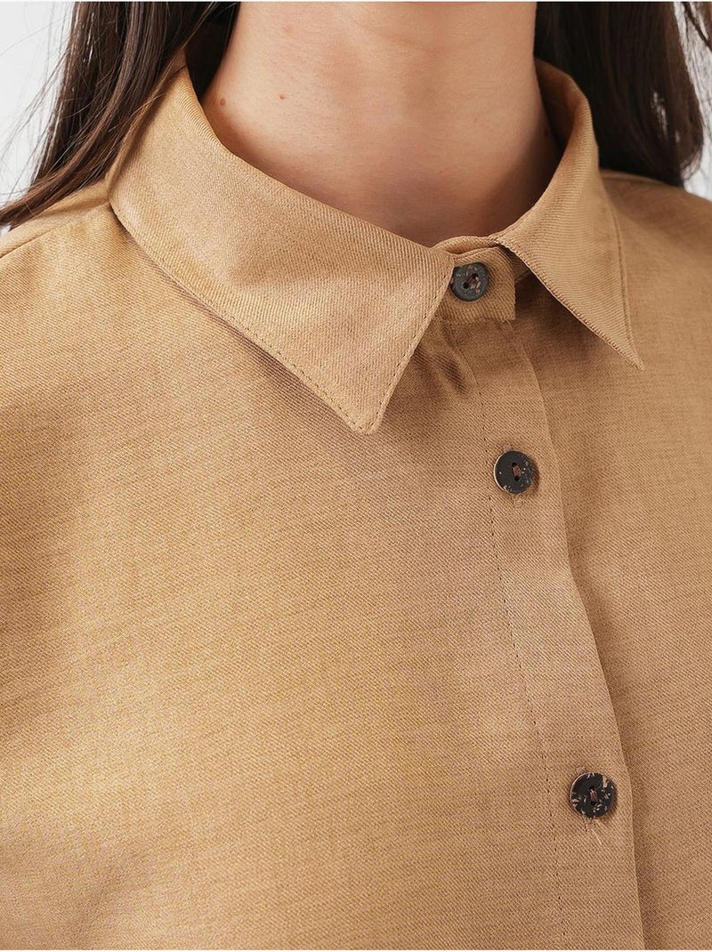 Conjunto de dos piezas de lino bdart Camel - Kiabi