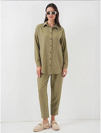Conjunto de dos piezas de lino bdart