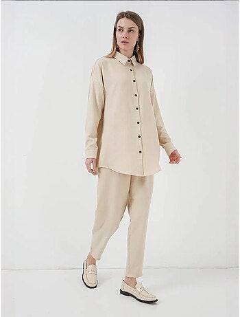 Conjunto de dos piezas de lino bdart