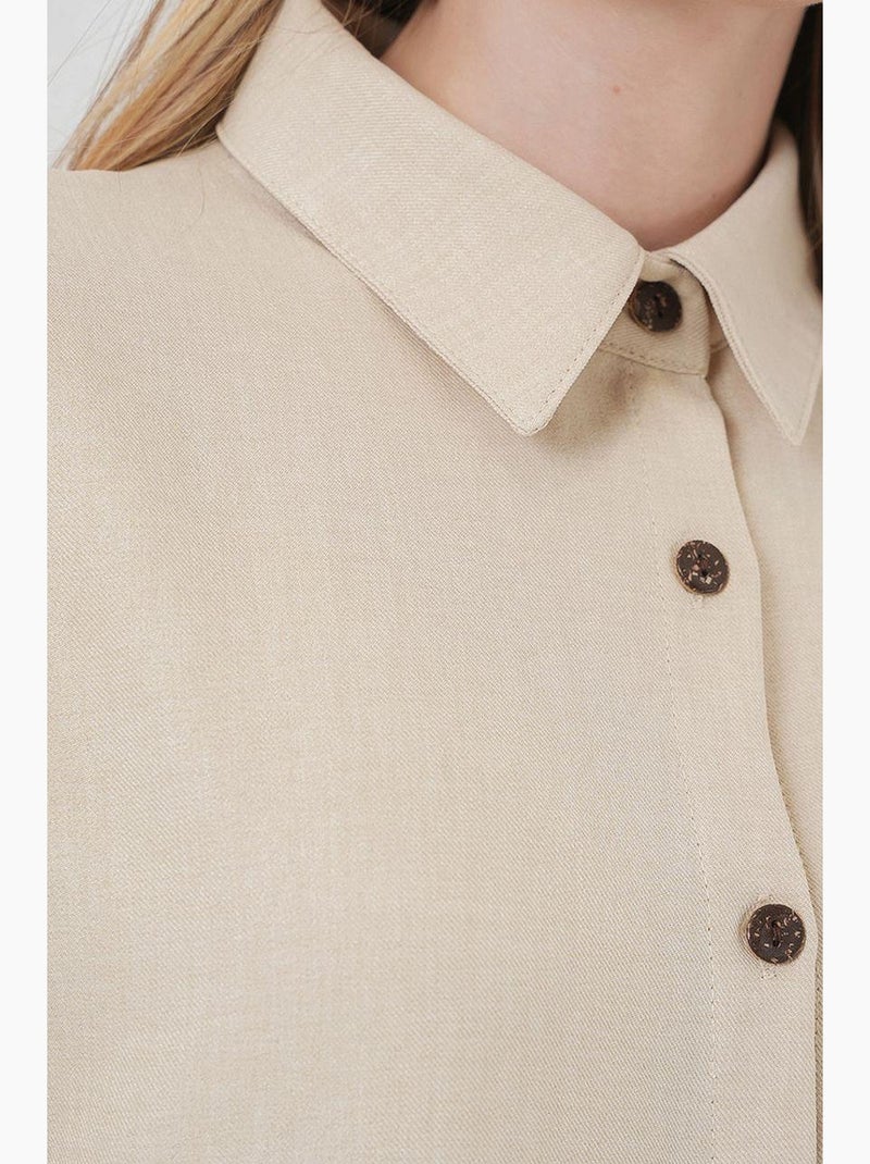 Conjunto de dos piezas de lino bdart Crema - Kiabi