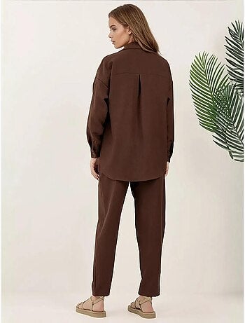Conjunto de dos piezas de lino bdart