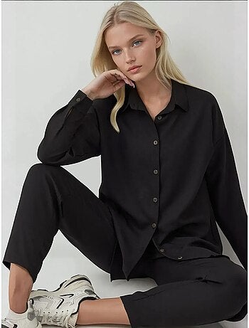 Conjunto de dos piezas de lino bdart