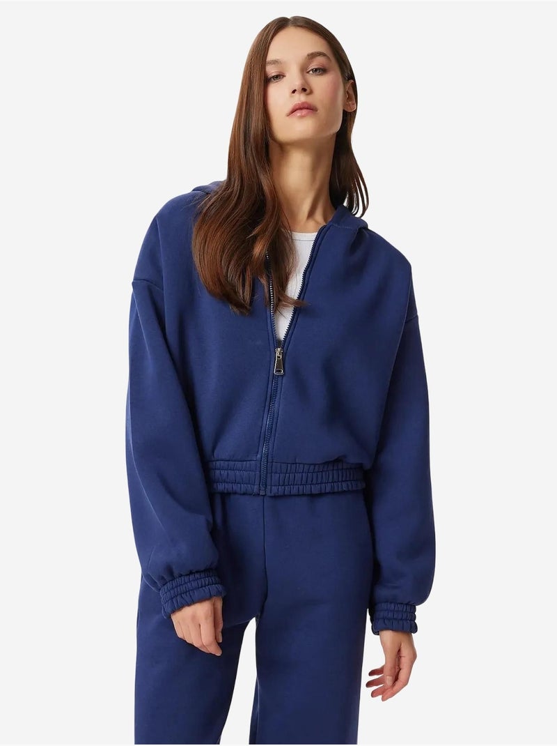Conjunto de dos piezas de manga larga con capucha istanbul Azul marino - Kiabi
