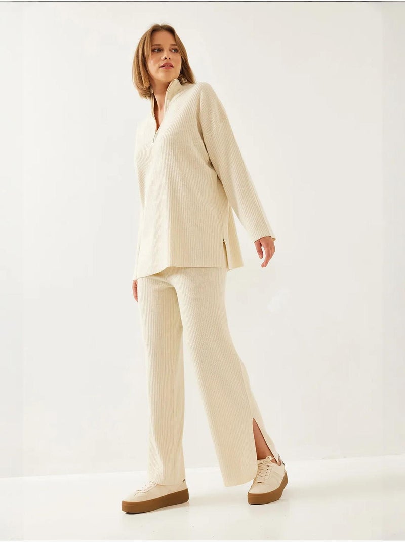Conjunto de dos piezas de manga larga lucci Beige arcilla - Kiabi