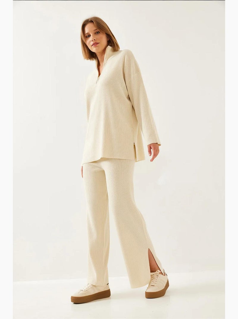 Conjunto de dos piezas de manga larga lucci Beige arcilla - Kiabi