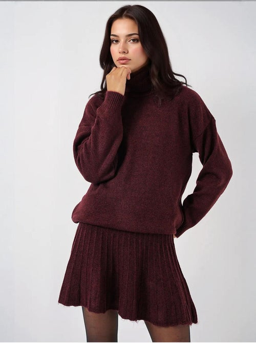Conjunto de dos piezas de punto con falda y suéter bdart - Kiabi Conjunto de dos piezas de punto con falda y suéter bdart - Kiabi