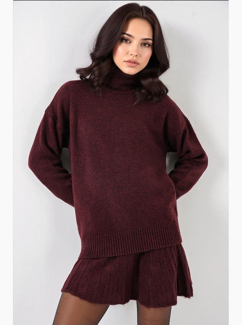 Conjunto de dos piezas de punto con falda y suéter bdart - Kiabi Conjunto de dos piezas de punto con falda y suéter bdart - Kiabi