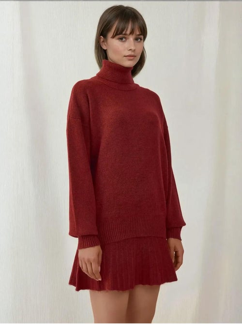 Conjunto de dos piezas de punto con falda y suéter bdart - Kiabi Conjunto de dos piezas de punto con falda y suéter bdart - Kiabi