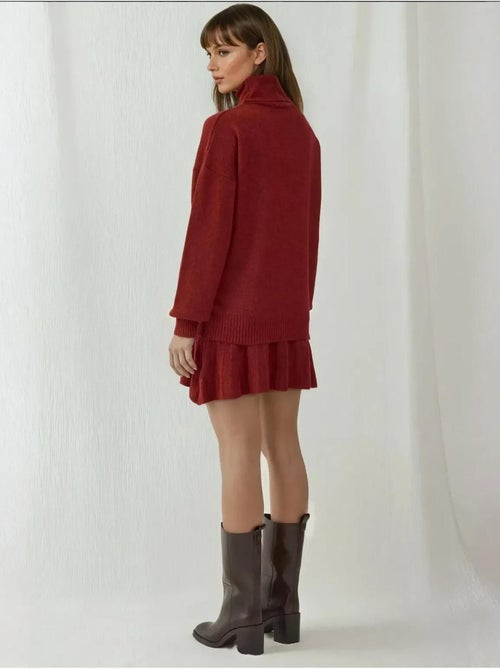 Conjunto de dos piezas de punto con falda y suéter bdart - Kiabi Conjunto de dos piezas de punto con falda y suéter bdart - Kiabi