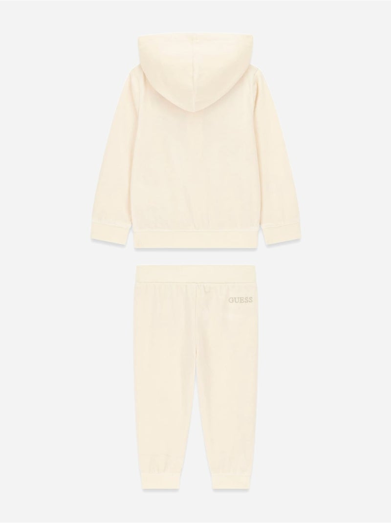 Conjunto de dos piezas: sudadera con capucha y pantalón - guess kids Beige - Kiabi