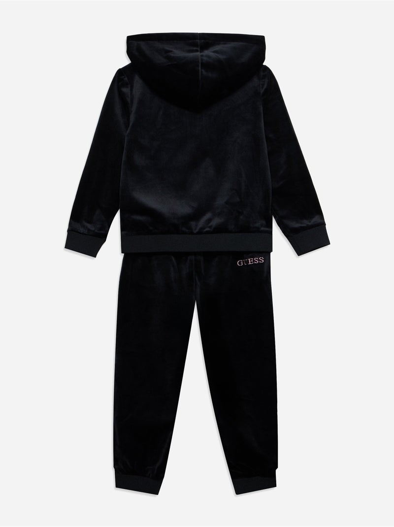 Conjunto de dos piezas: sudadera con capucha y pantalón - guess kids Negro - Kiabi