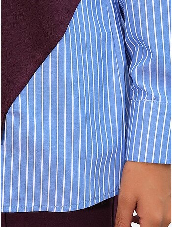 Conjunto de dos piezas tejido a rayas bdart