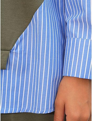 Conjunto de dos piezas tejido a rayas bdart