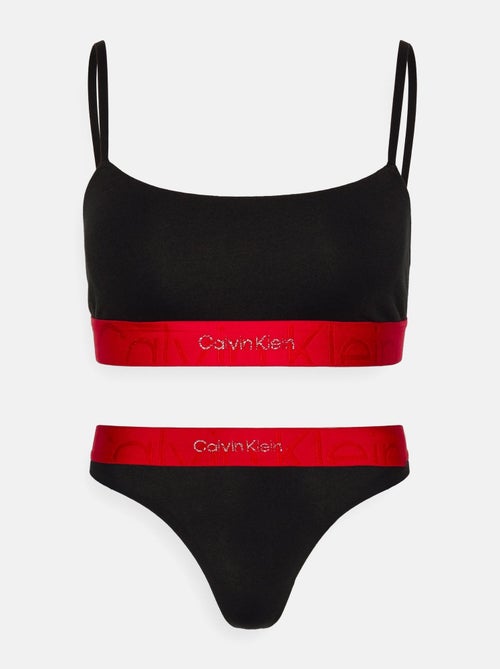 Conjunto de dos piezas (top y braguita) - calvin klein - Kiabi
