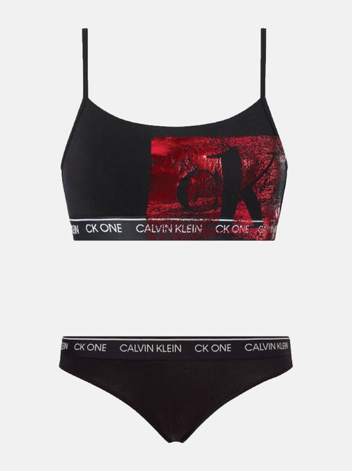 Conjunto de dos piezas (top y braguita) - calvin klein - Kiabi